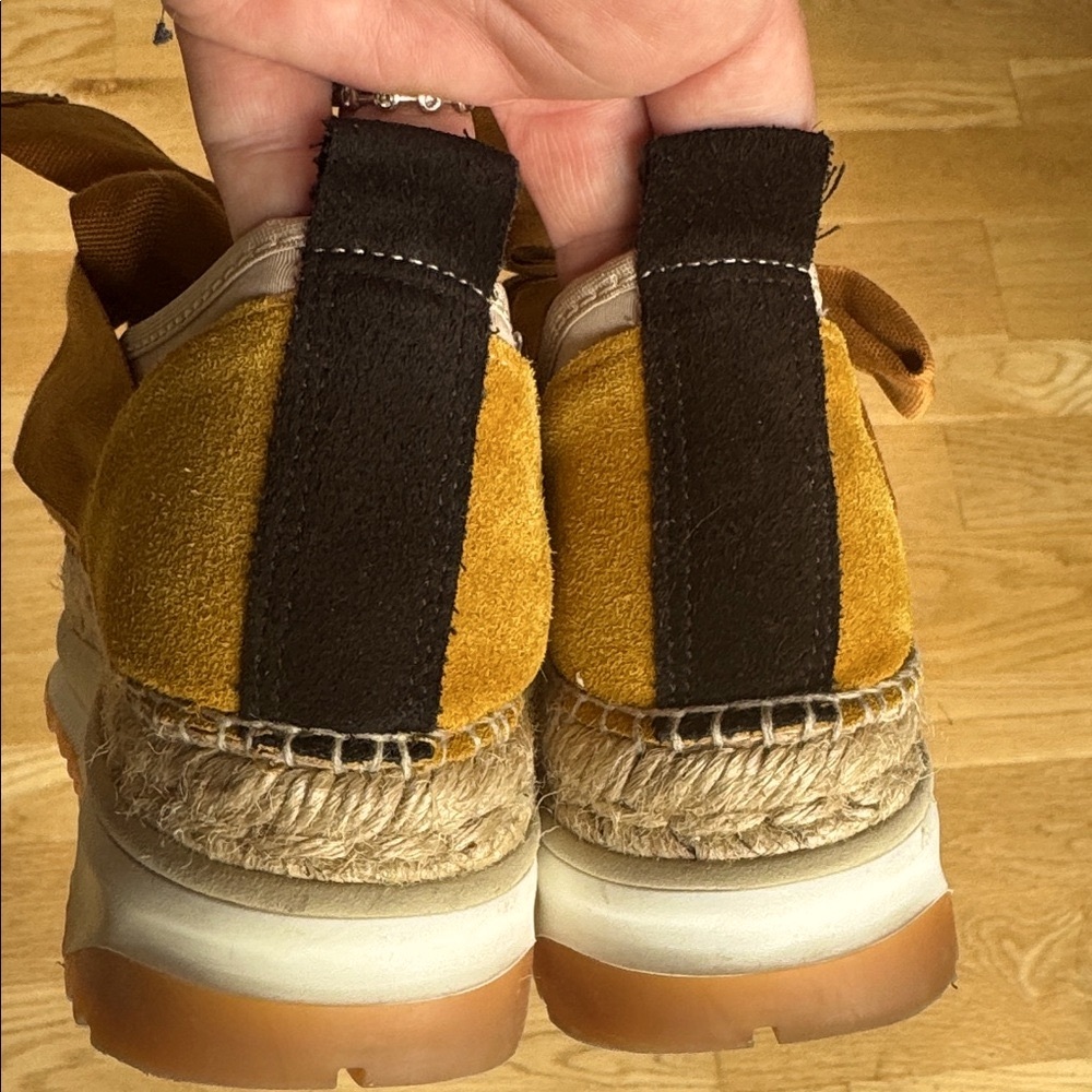 Free People Champin Mustard & Blush Espadrilles women’s size 36/6 - Picture 11 of 12